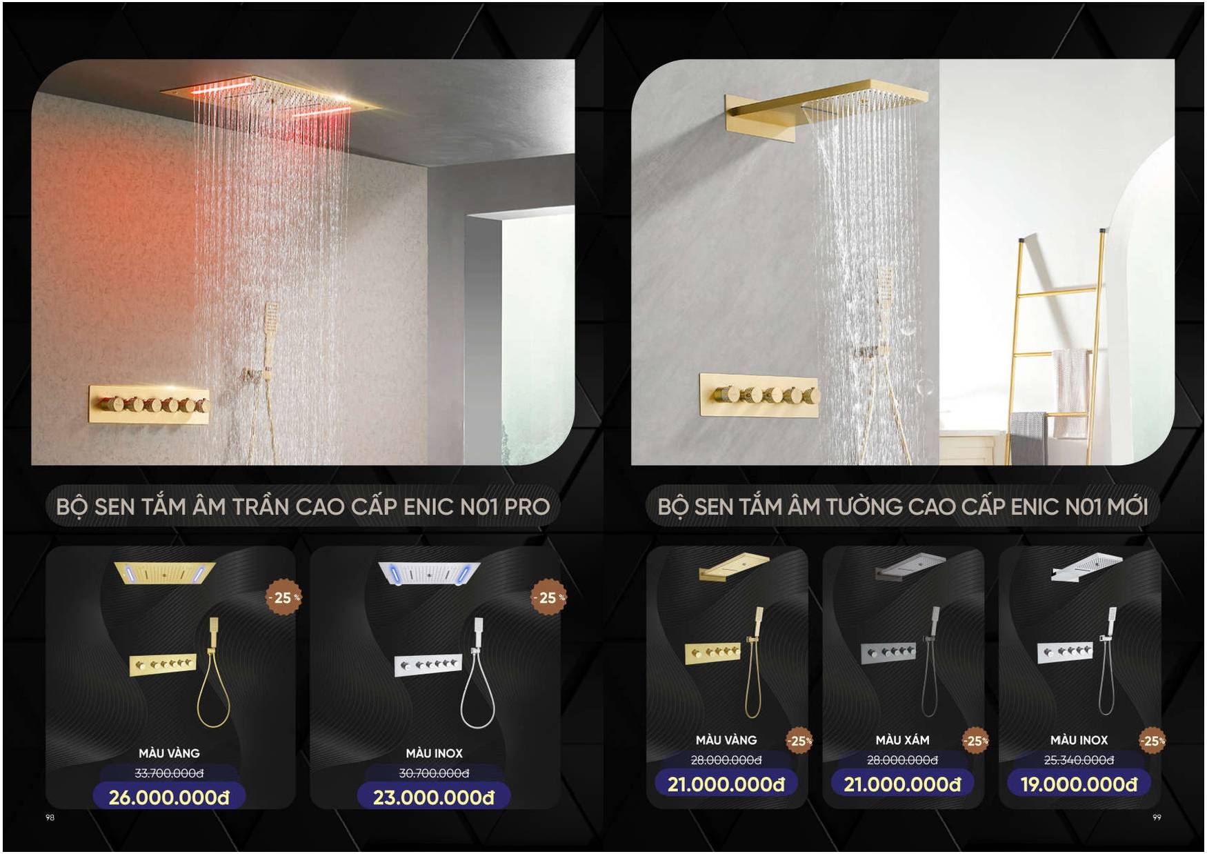Bảng giá và Catalogue Thiết bị vệ sinh thông minh ENIC /Page 49